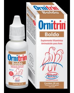 Suplemento vitamínico mineral Ornitrin Boldo - Alivet 